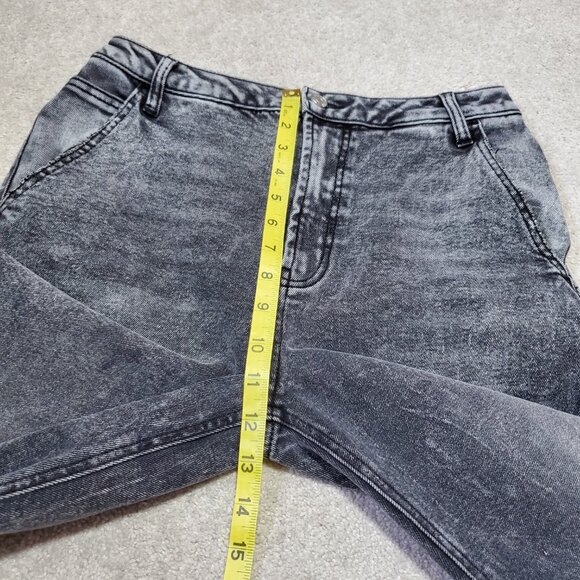 AFRM Fez Straight Leg Carpenter Jeans Hi-Rise Utility Acid Wash Women 28 x 30.5" - Picture 12 of 14